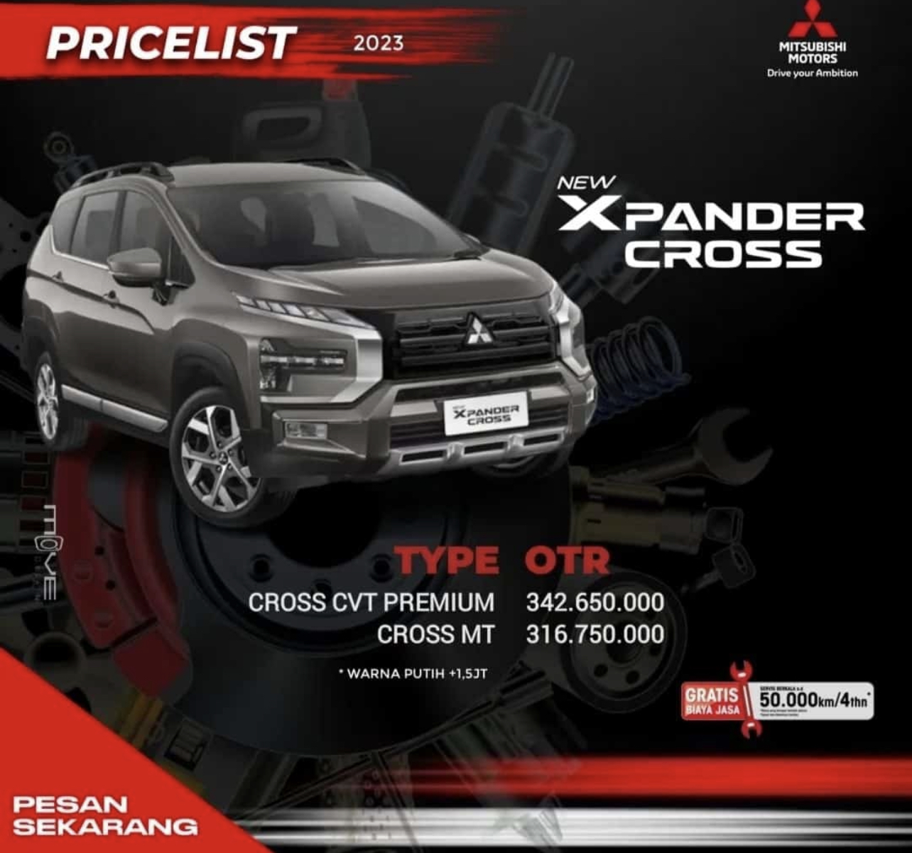 Price List Xpander Cross